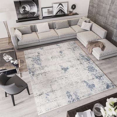 Tapiso Troya Vloerkleed Woonkamer Slaapkamer Licht Stijlvol Design Eyecatcher Interieur Woonsfeer Modern Trendy Duurzaam Hoogwaardig Tapijt Maat - 140x200