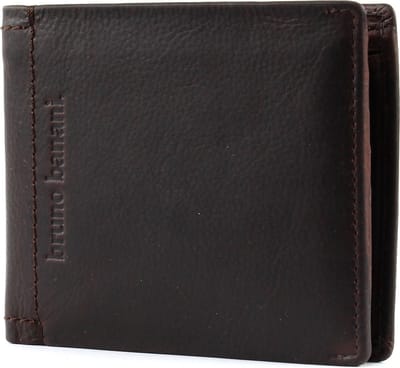 bruno banani Leren Portemonnee Arizona Wallet Quer Brown Bruine