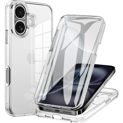 360° Volledige Lichaamsbescherming Transparante Hoes Voor iPhone 17 Air 16 16E 15 14 13 12 Mini 11 Pro Max Plus Dubbelzijdige Bumperhoes iPhone 13 mini