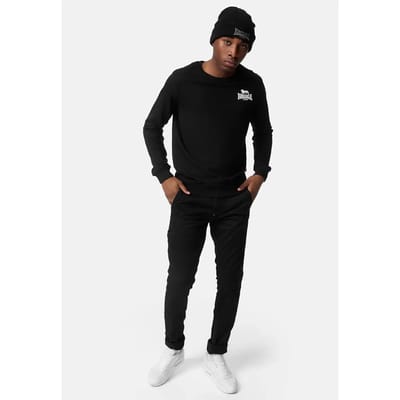 Lonsdale-sweater Longridge: sweater met ronde hals en smalle pasvorm