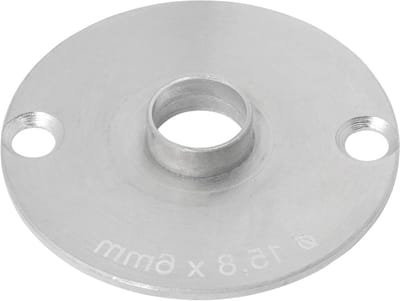 Geleidingsbus Router - Routerbus Zwaluwstaart - Precisie Houtbewerking - Euro Stijl Compatibel - 15.8 mm - Zilver