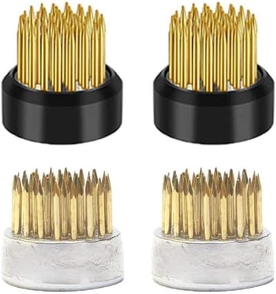 Bloemschik set - Bloemen houders - Bloemen decoreren - Veelzijdige 4-delige set - 23 en 26 mm - Brons