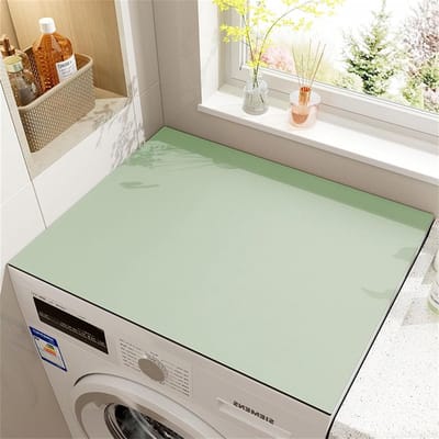 Wasmachine Topmat - Droger Beschermer - Apparaten Beschermen - Snel Absorberend - 50 x 60 cm - Effengekleurd