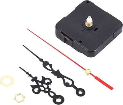 Quartz Beweging Mechanisme Reparatie Tool voor DIY Wandklok Vervanging - Zwart, Precisie, Klokonderdelen