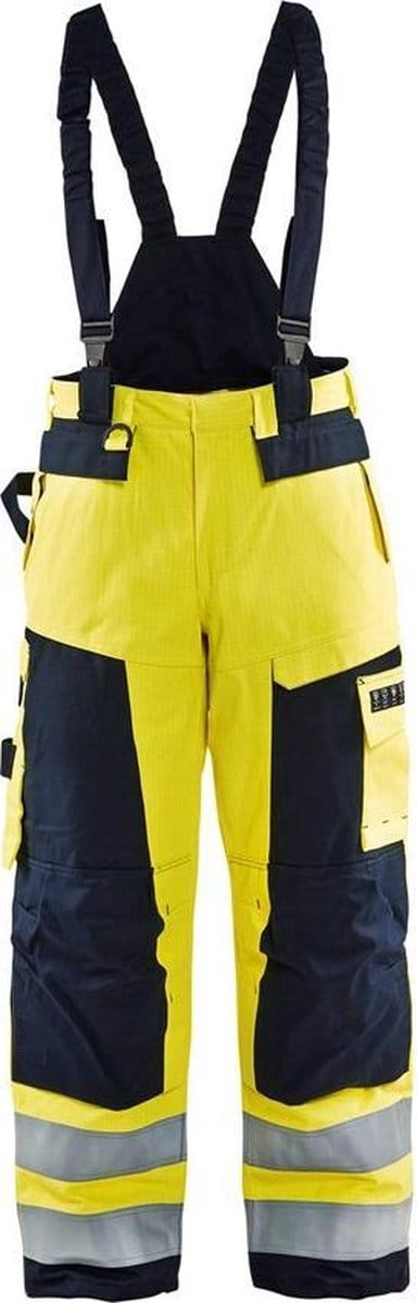 Blaklader Multinorm winterwerkbroek 1868-1530 - High Vis Geel/Marineblauw - C62
