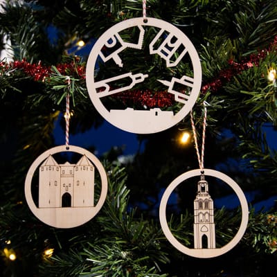 Kerstballen Bergen op Zoom Jouw Favoriete Stad in de Kerstboom City Shapes