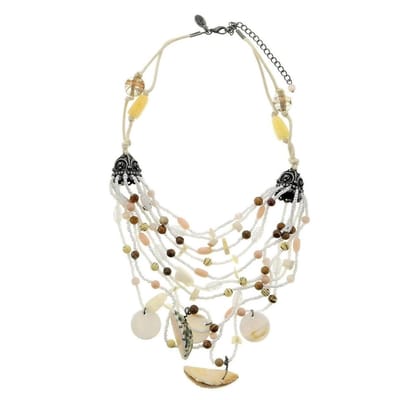 Behave - Schelpenketting met kralen - Bohemian zomerstijl