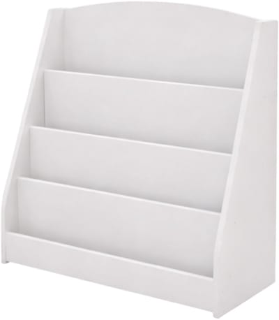 Kinderboekenkast - 88 x 80 x 30 cm - Wit - Hout - Kinderboekenrek - Boekenrek Kinderkamer