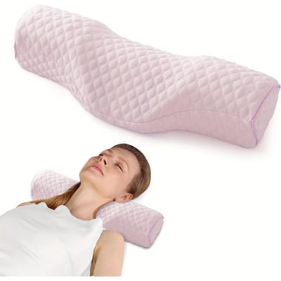 Orthopedisch nekkussen: Superieure cervicale ondersteuning Zacht traagschuim, ademend Wasbaar, ideaal voor elke slaper 45x15x10cm