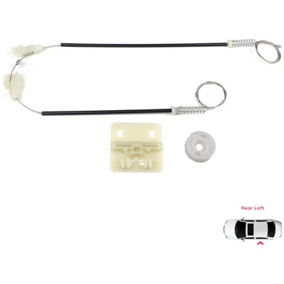 BWR462 Kit de réparation de lève-vitre électrique Porte arrière gauche pour Land Rover Freelander MK1 L314 LN 1997-2006 3/5 Portes CVH101210