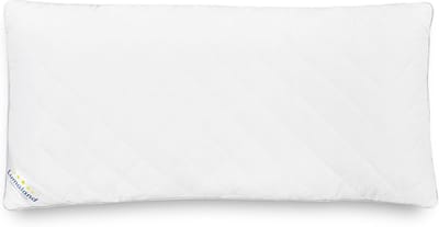 Hoogwaardig Kookvast Kussen - Ademend Kussen - Comfortabel Slapen - Individueel Vulbaar - 40 x 80 cm - Geel