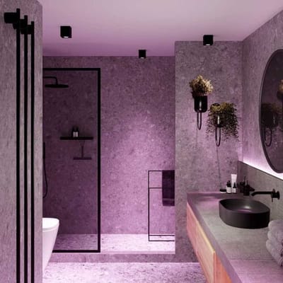 HOFTRONIC Gibbon - Smart Home Opbouwspot badkamer en buiten - IP65 waterdicht - GU10 fitting - Vierkant (90x90x95 mm) - WiFi + Bluetooth - Geschikt Voor alle smart assistenten