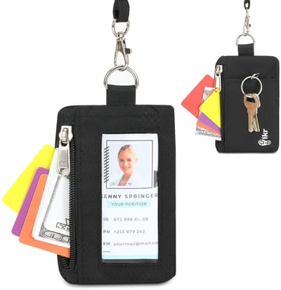 Hikr® Portemonnee - Compacte Reisportemonnee met rits - Waterdicht - 100% RFID bescherming - Reisportefeuille - Outdoor - Met nekkoord - Travel Wallet - Heren & Dames