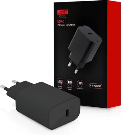 25W Adapter USB C - Super Snellader - Geschikt voor Samsung S10 t/m S24 Ultra en Tab A- en S-series - Fast Charger