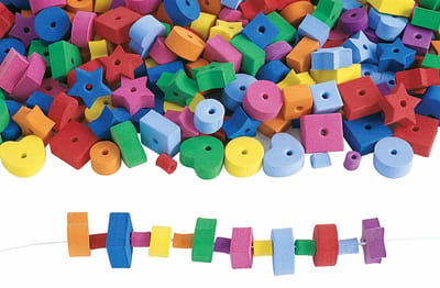 Colorations - Foam Figures Bead Set 500pcs.