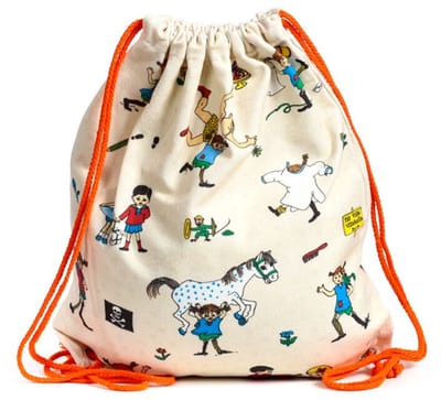 Pippi Langkous Canvas Trekkoord Rugtas - gymtas