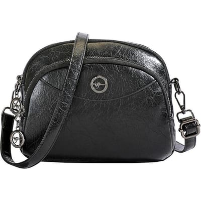 Sac à main en cuir véritable imprimé d'animaux rétro pour femmes, sac à main polyvalent en cuir de vache, sacs à bandoulière et à bandoulière de loisirs noir