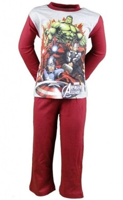 Marvel Avengers pyjama - maat 104/110 - Grijs met Rood