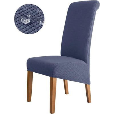 Grote Maat Stoelhoezen Hoge Rug Grote Keuken Bureau Stoelhoes Verstelbare Zitting Spandex Hoes voor Banket Thuis 1 piece