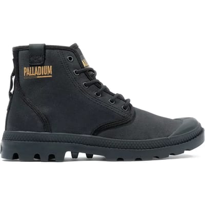 PALLADIUM Unisex Pampa Hi Gecoate Laarzen Enkellaars Gevoerd 74375 Zwart
