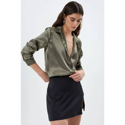 Satin Klassiek Shirt