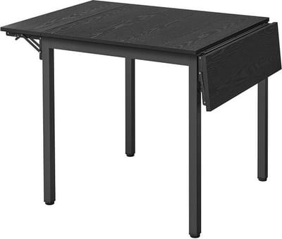 Eettafel Inklapbaar 2-4-zits - Eettafel Klaptafel - keukentafel - zwart
