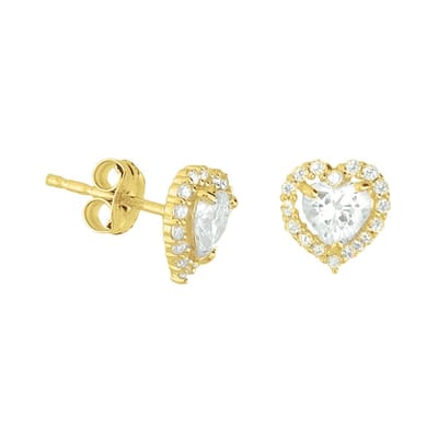 Huiscollectie Gouden oorknopjes met zirconia 4018274