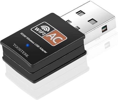 USB WiFi Adapter 600Mbps – Dual Band 2.4GHz & 5GHz – Plug & Play – Draadloze Netwerkadapter voor PC & Laptop