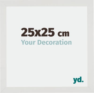 Your Decoration - Fotolijst 25x25 cm - MDF - Wit Mat - Mura