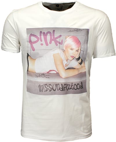 Pink Missundaztood Album T-Shirt - Officiële Merchandise - M