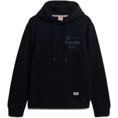 Superdry 1954 Company Relaxed Hoodie Blauw Grootte: Xxl