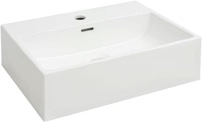 Wastafel Keramiek - Opzetwastafel Wastafel - Badkamer Inrichting - Eenvoudige Installatie - 51.5 x 38.5 x 15 cm - Wit