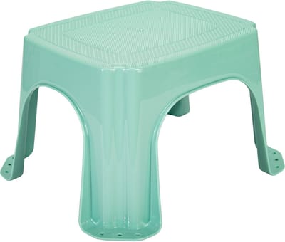 Hega Hogar Caravan of camper trapje / opstapje - kunststof - groen - 27 x 23 x 21 cm - 1 trede