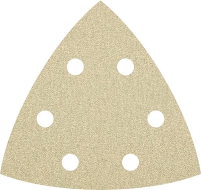 Ivana Schuurschijf Klittenband Driehoek 6-Gats Korrel 60 96mm - 10 Stuks