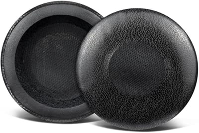Dailygoods - SOULWIT Vervangende Oorkussens Cover voor Sony MDR-NC7 (MDRNC7) Noise Canceling On-Ear koptelefoon, kussens Ear Pads Cover met zacht eiwit leer - Zwart