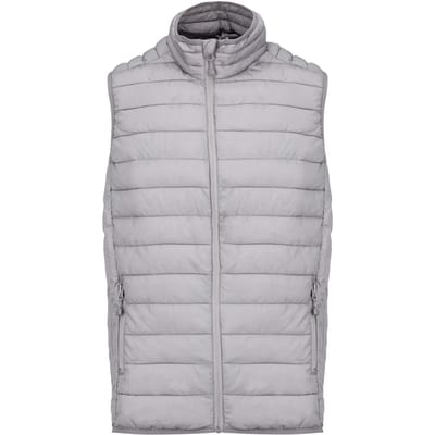 Lightweight Herenbodywarmer merk Kariban Marl Silver - S