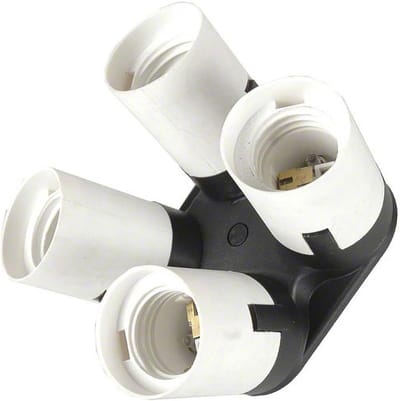4-in-1 Lamphouder met 4 E27 Fittingen