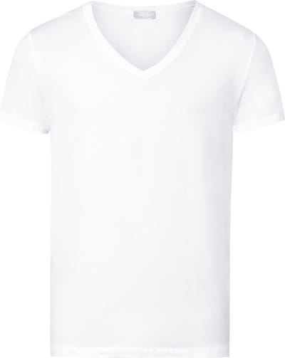 Hanro Cotton Superior T-shirt V-hals - Blanc - 073089-0101 - M