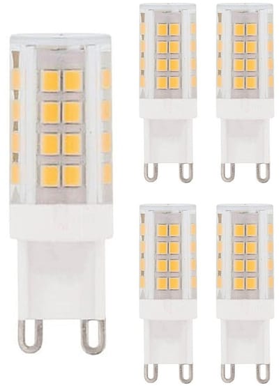 VITO LED Capsule Steeklamp G9 - 6W (vervangt 50W) - 579lm - 2700K - 220-240V - Ø16mm - Energiezuinig - 5 stuks