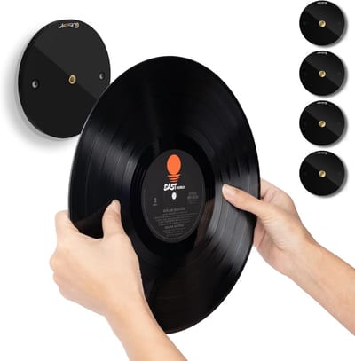 Stijlvolle Acryl Wandhouder voor Vinylplaten - Elegant en Duurzaam