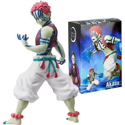 Anime Demon Slayer Anime Yaiba Doma Noodle Stopper Model PVC Figuur Collectie Actiefiguur Speelgoed voor Kerstcadeaus Premium Kwaliteit