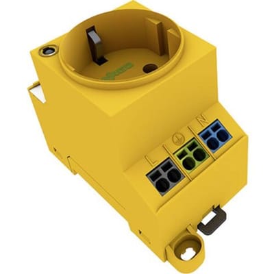 Contactdoos voor schakelkast WAGO 709-582 Geel (l x b x h) 84.70 x 44.80 x 62.40 mm