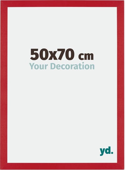 Your Decoration - Fotolijst 50x70 cm - MDF - Rood - Mura