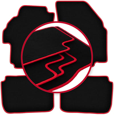 CARLUX-RED automatten voor: Suzuki Liana hatchback, sedan, stationwagen (2001-2004)