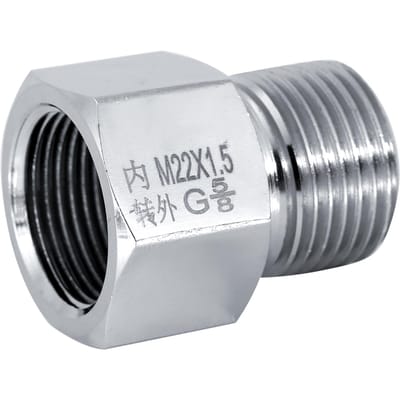 Cilinder Adapter Connector Converter voor Aquarium CO2 Regulator Vrouwelijk M22x1.5 naar Mannelijk G5/8 gray