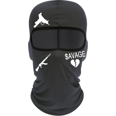 Liefdespatroon Anti-Klop Masker voor Rijden, Motorkap, Zomer Buiten Ademend Bedrukt Sport Hoofddoek donkergrijze kleur