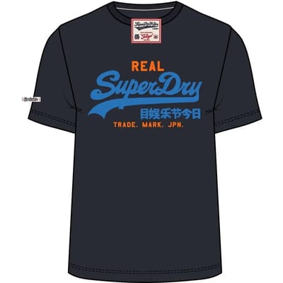 Superdry T-shirt Vl Classic Tee M1012451a Eclipse Navy Mannen Maat - L