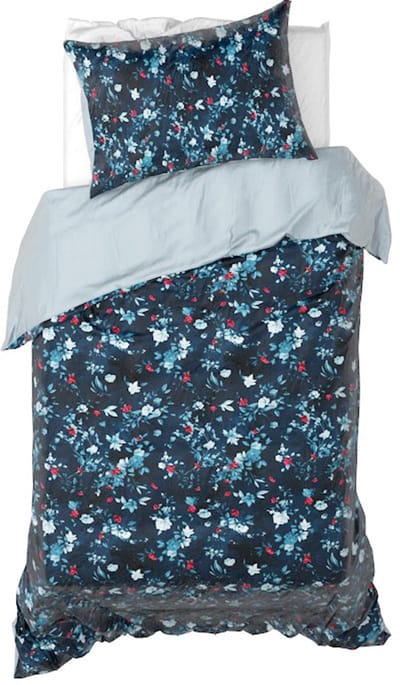 De Witte Lietaer Dekbedovertrek Arabella Powder Blue - 140 x 200/220 + 60 x 70 cm - Katoen Satijn