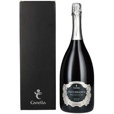Canella Prosecco Canella Valdobbiadene Prosecco Superiore Millesimato Extra Dry DOCG 2023 11% Vol. 1,5l in geschenkverpakking