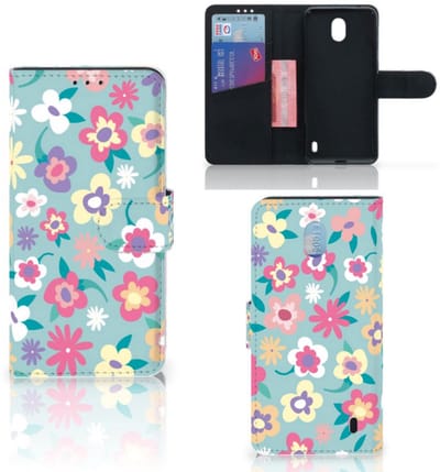 Nokia 1 Plus Hoesje Flower Power